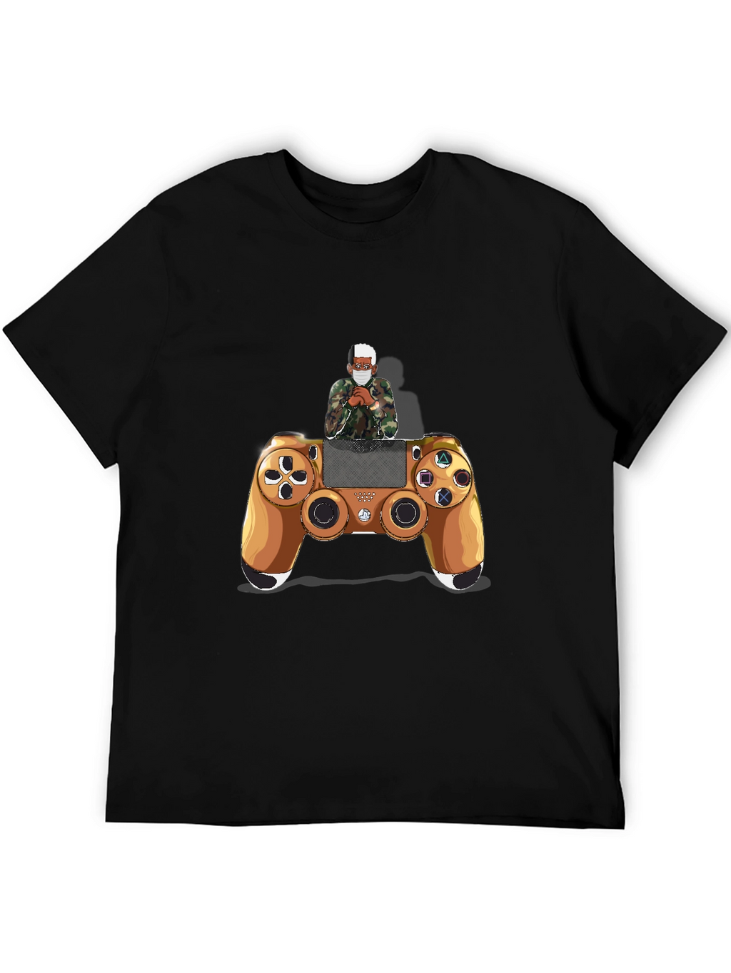 Gamer Controller Graphic Tee - Casual Style