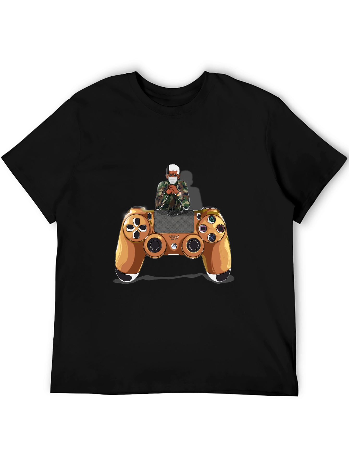 Gamer Controller Graphic Tee - Casual Style