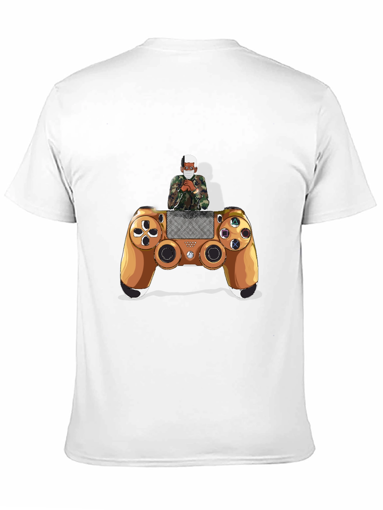 Gamer Controller Graphic Tee - Casual Style