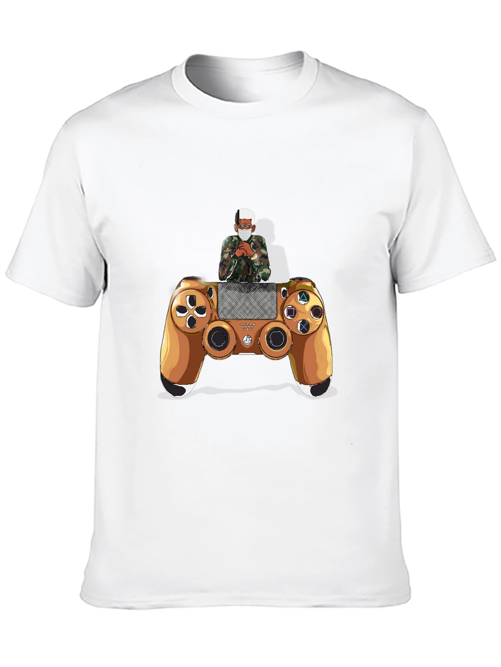 Gamer Controller Graphic Tee - Casual Style
