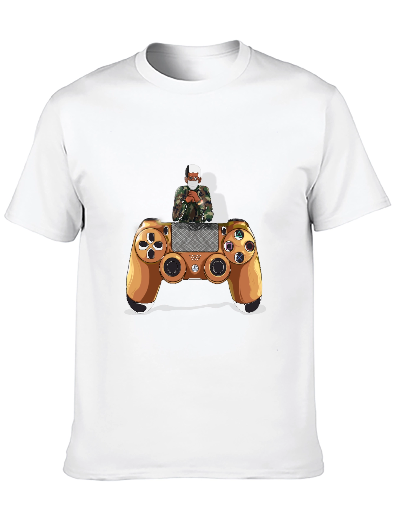 Gamer Controller Graphic Tee - Casual Style