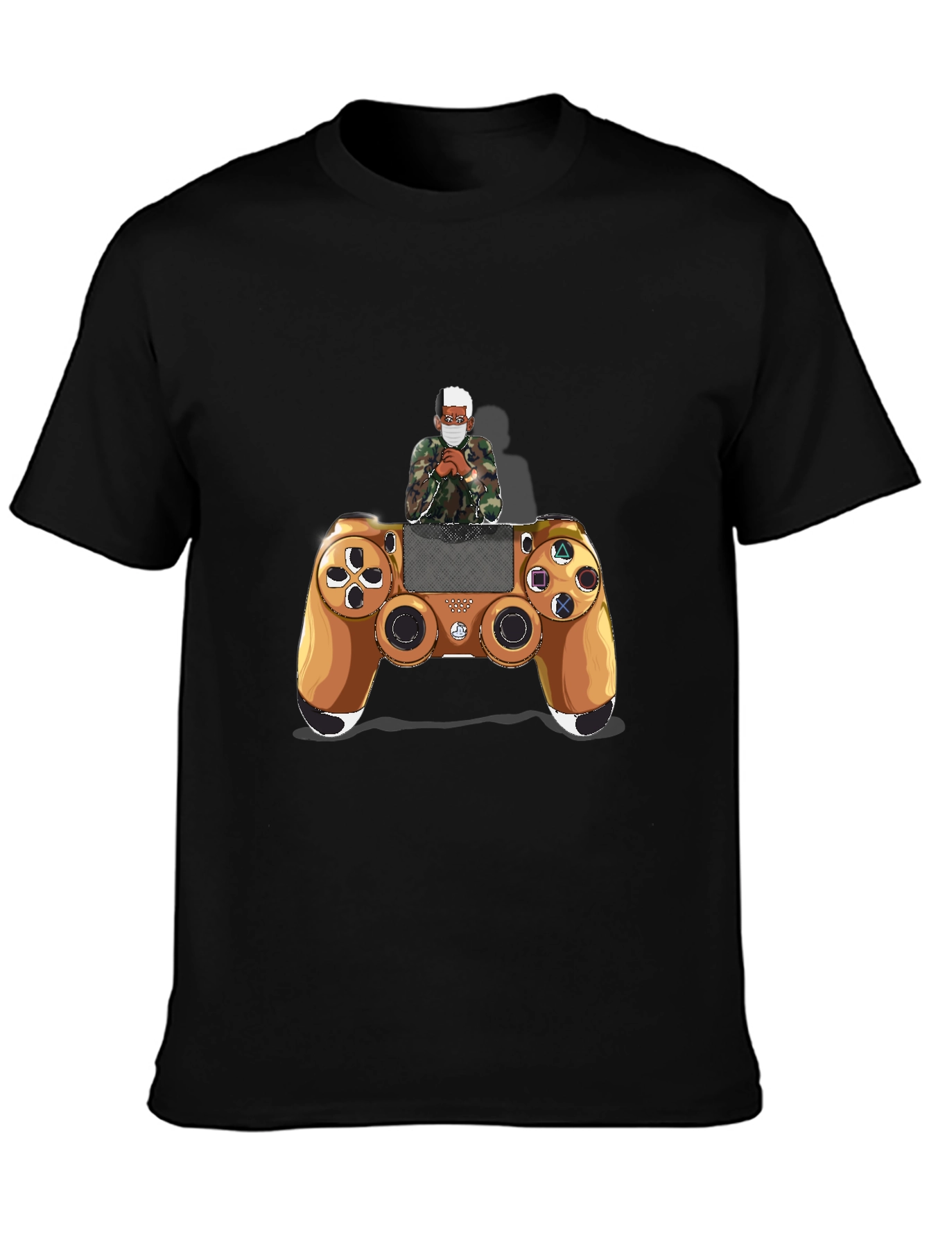 Gamer Controller Graphic Tee - Casual Style