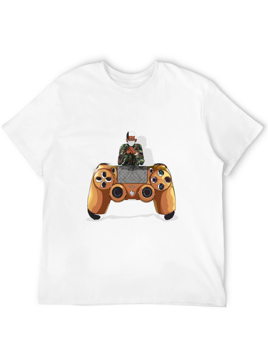 Gamer Controller Graphic Tee - Casual Style