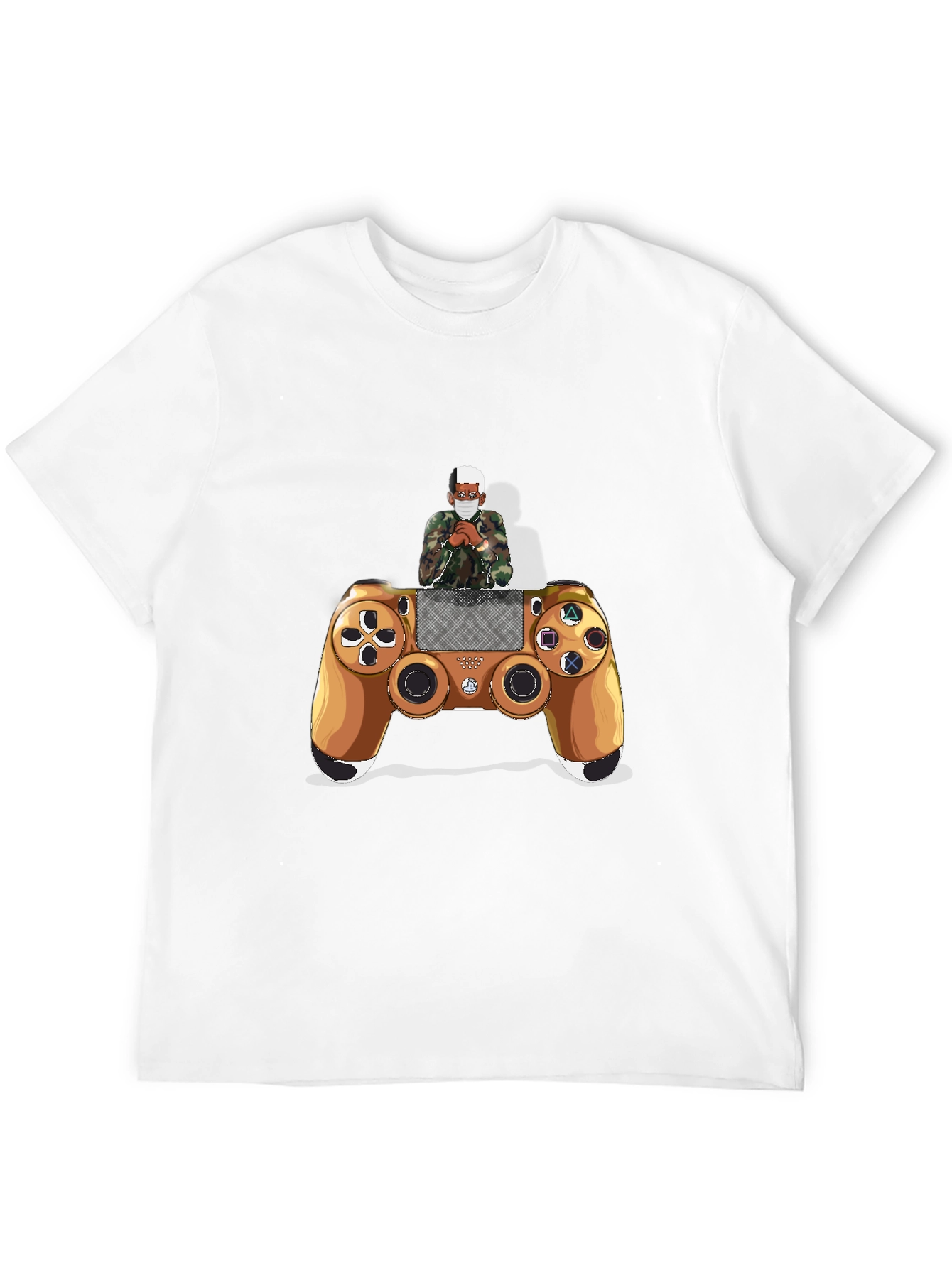 Gamer Controller Graphic Tee - Casual Style