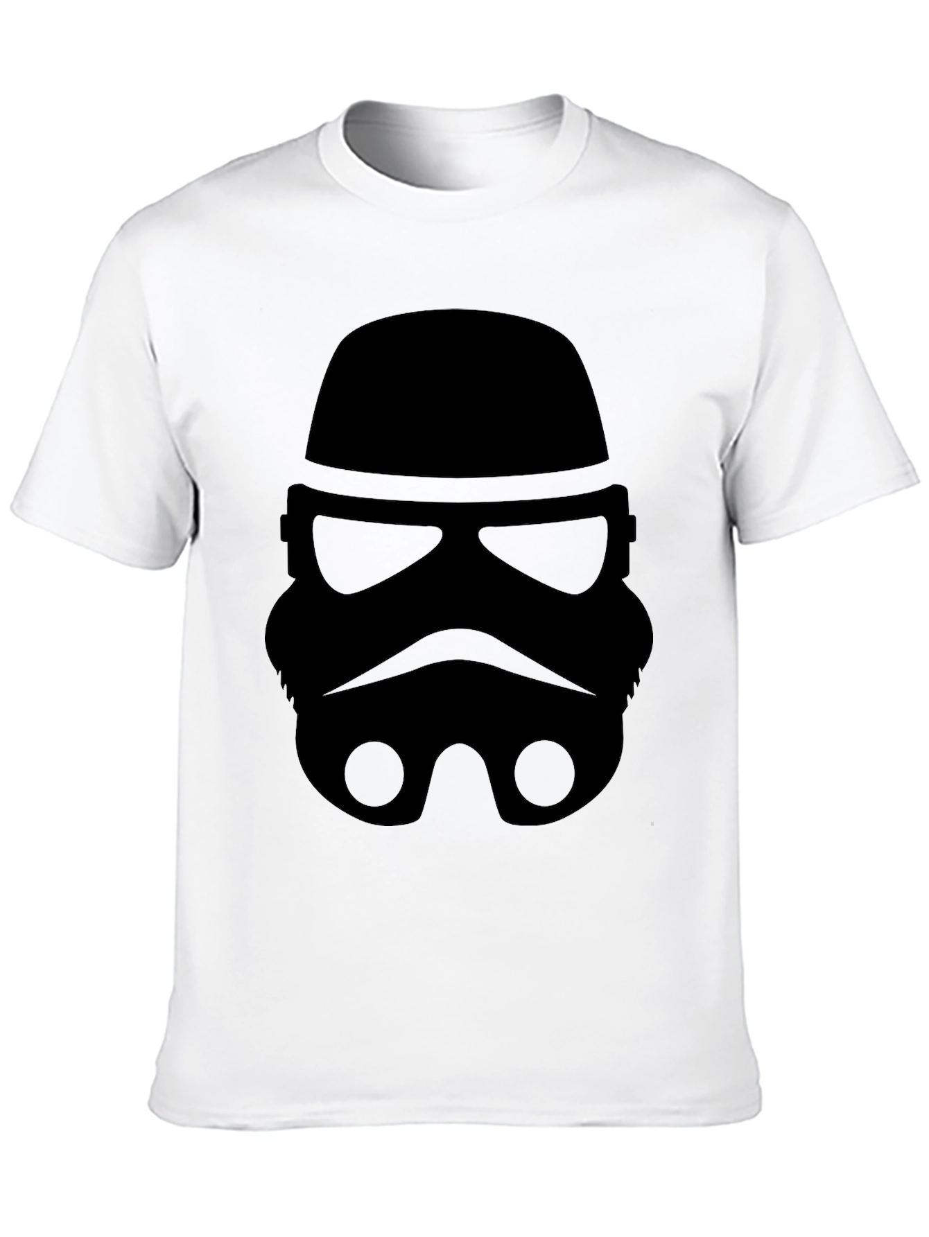 Stormtrooper Graphic Tee - Black Cotton Blend