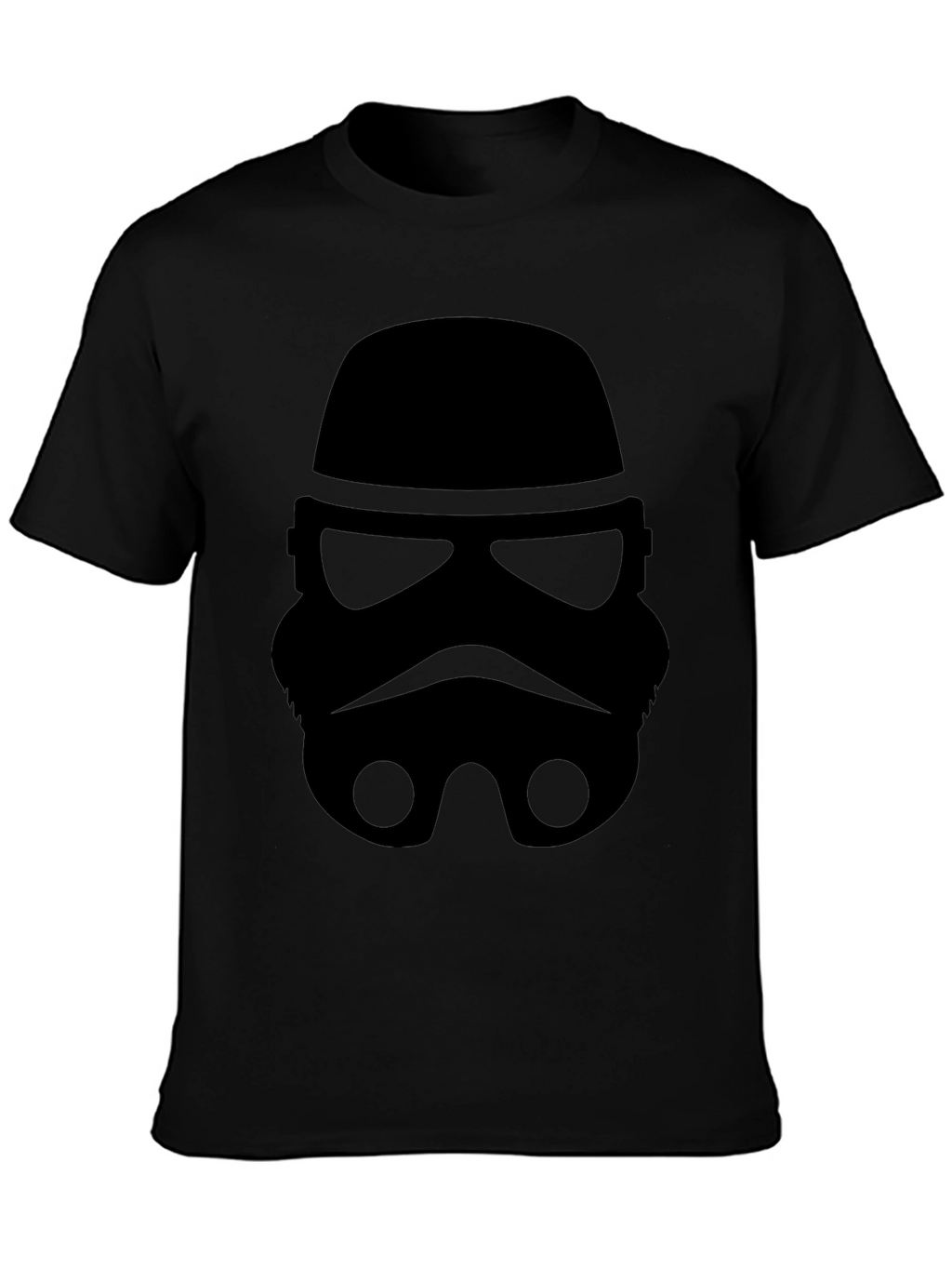 Stormtrooper Graphic Tee - Black Cotton Blend