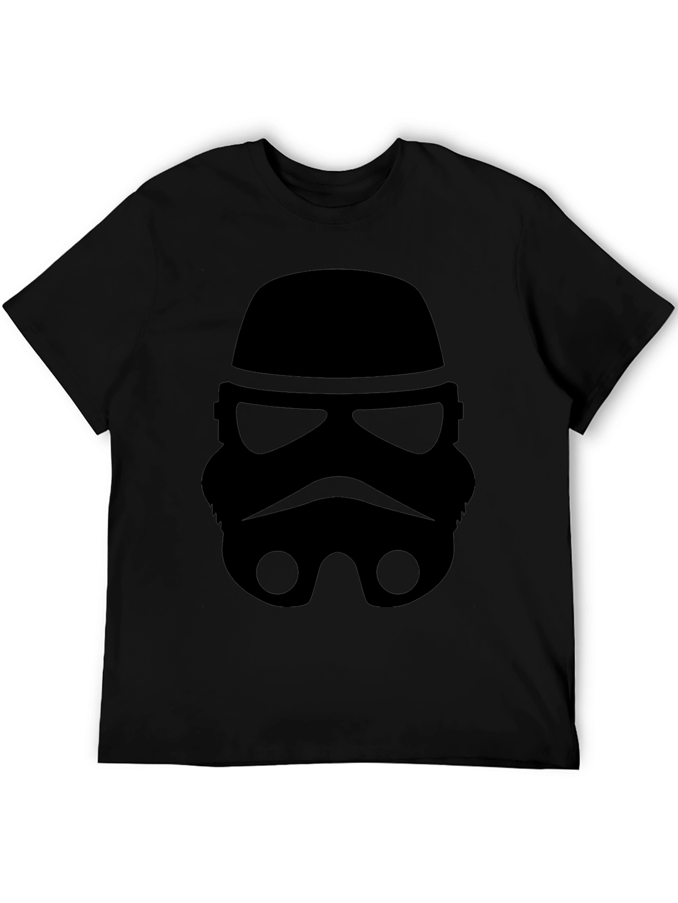 Stormtrooper Graphic Tee - Black Cotton Blend