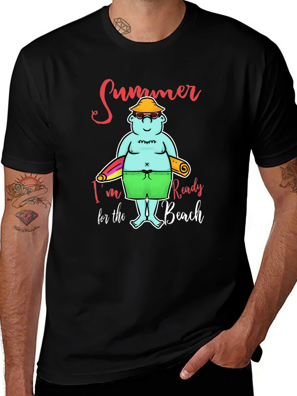 Summer Beach Ready Graphic T-Shirt