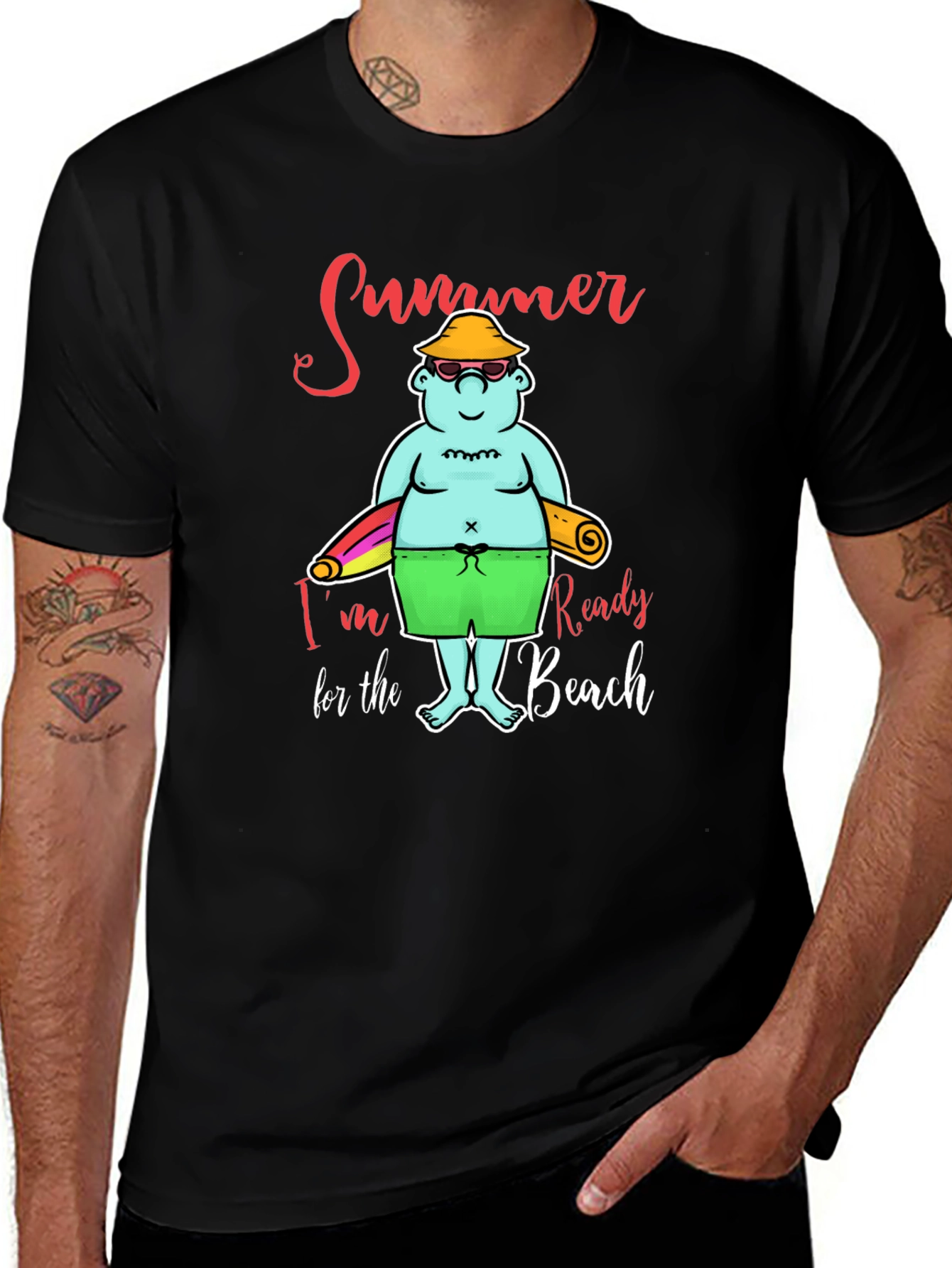 Summer Beach Ready Graphic T-Shirt