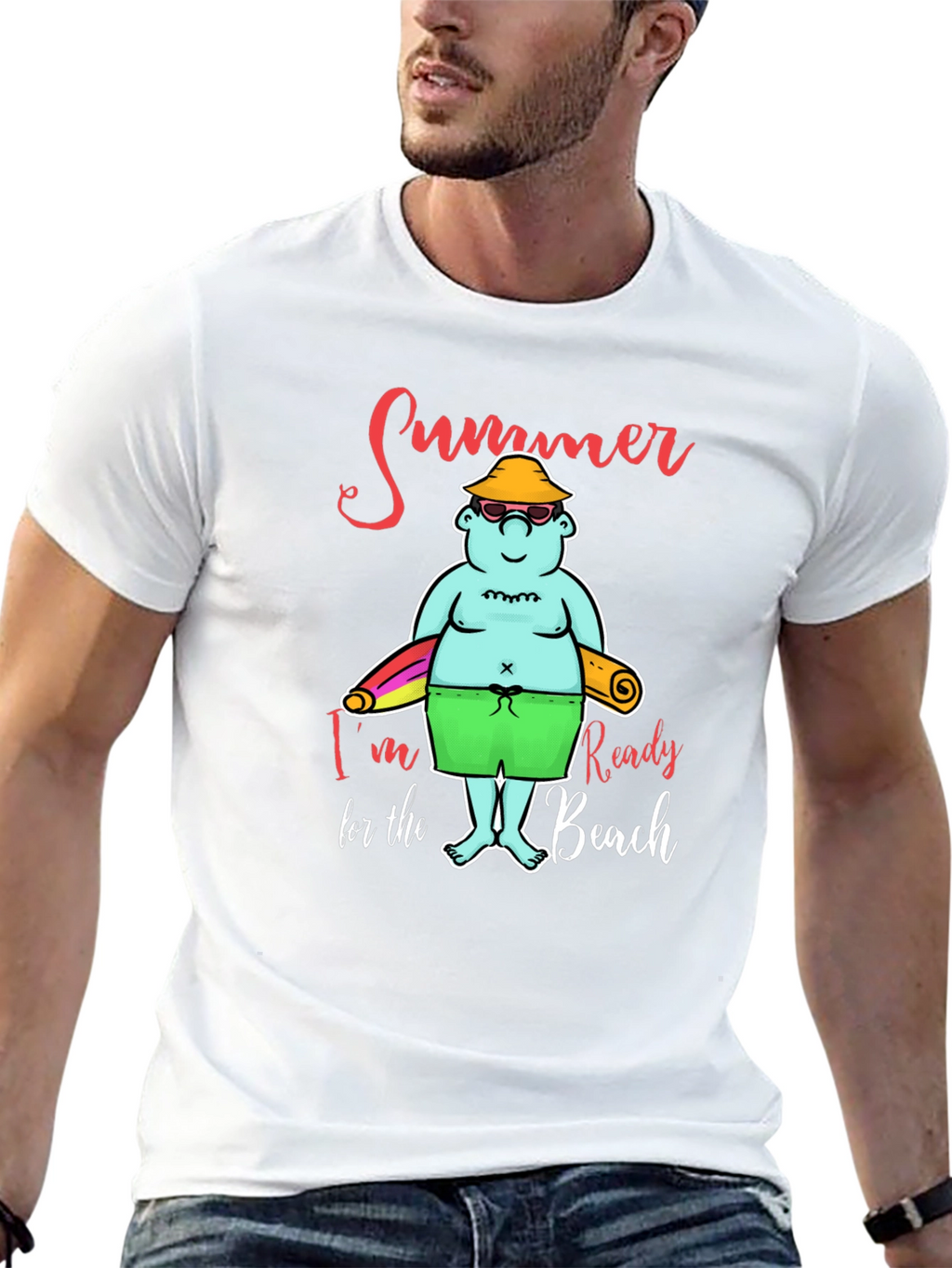 Summer Beach Ready Graphic T-Shirt