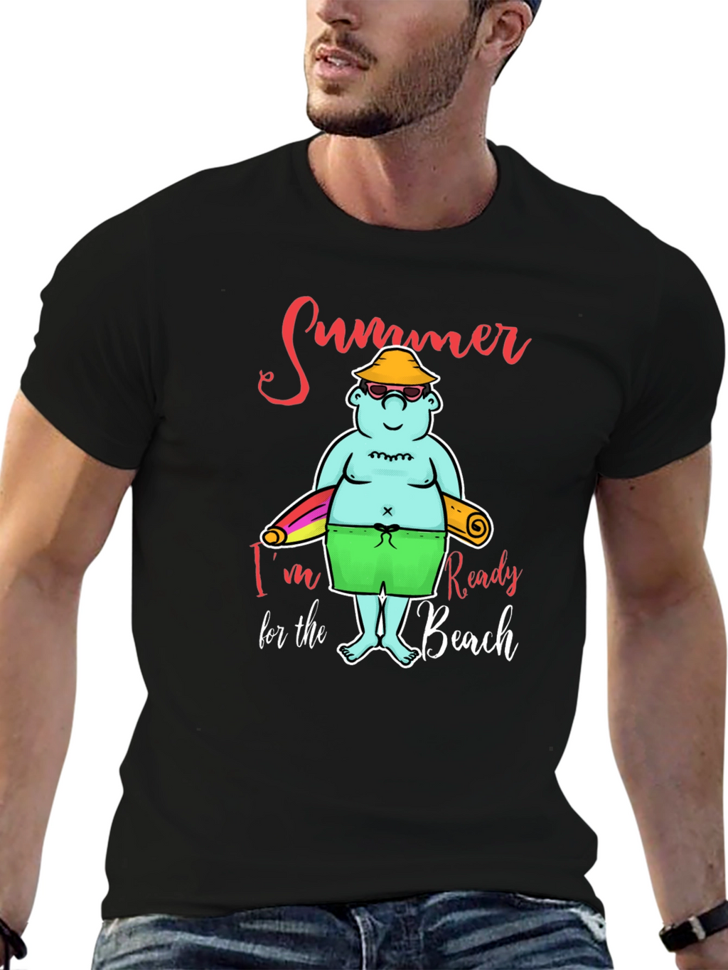 Summer Beach Ready Graphic T-Shirt