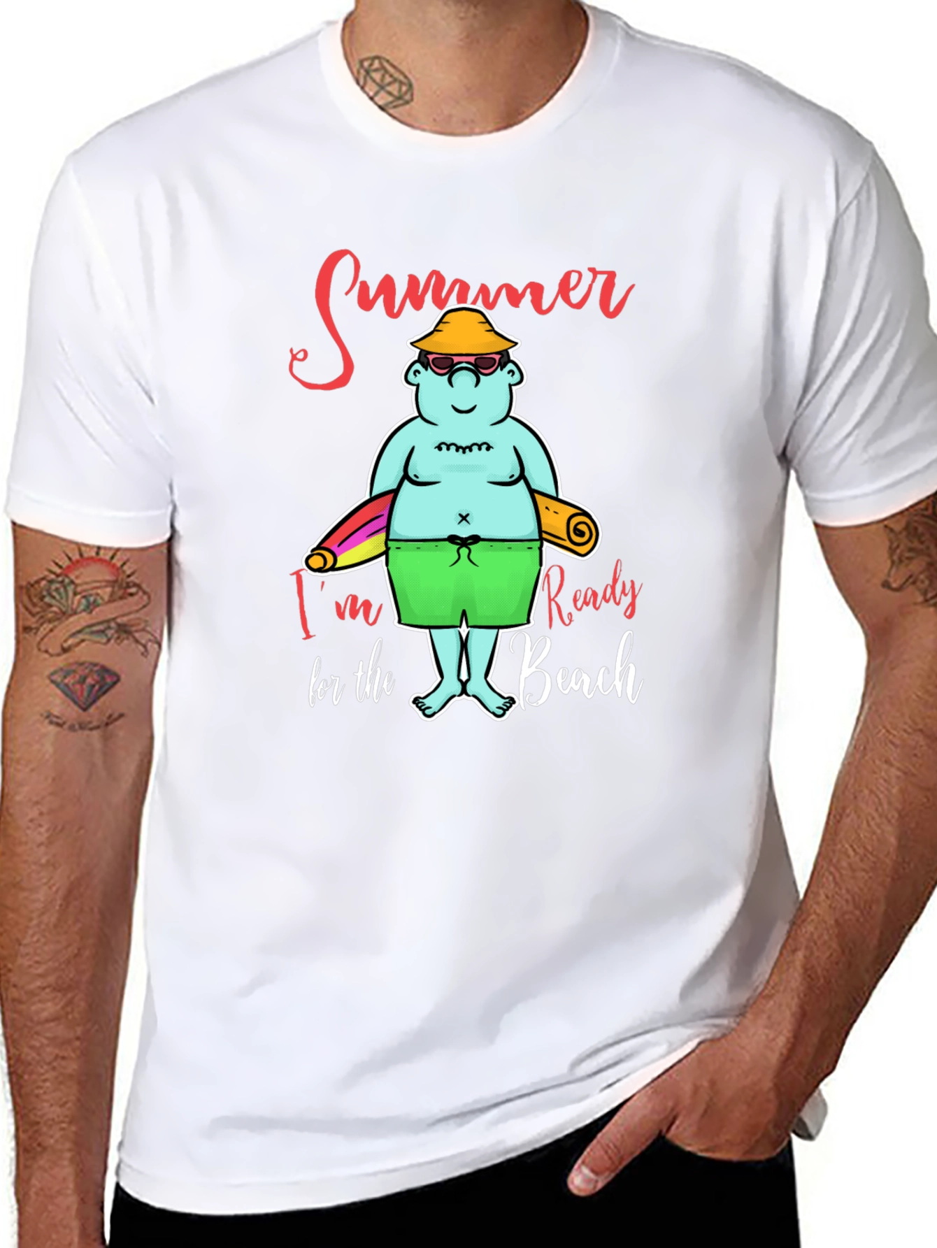 Summer Beach Ready Graphic T-Shirt