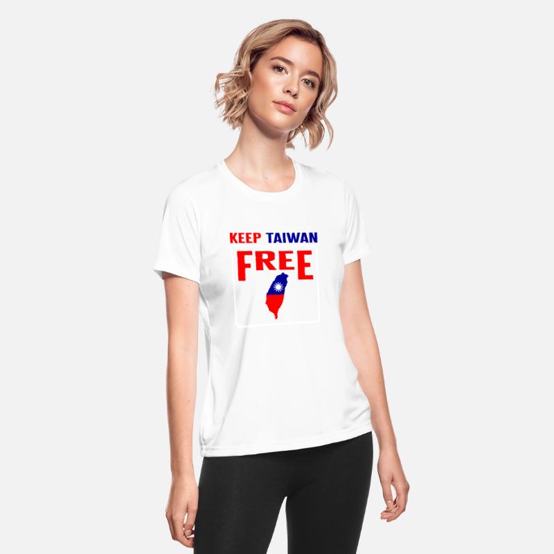 Taiwan Shirt, Keep Taiwan Free Flag Map Art Tee,