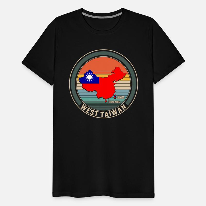 Taiwan Shirt, West Taiwan Funny Map Republic Of