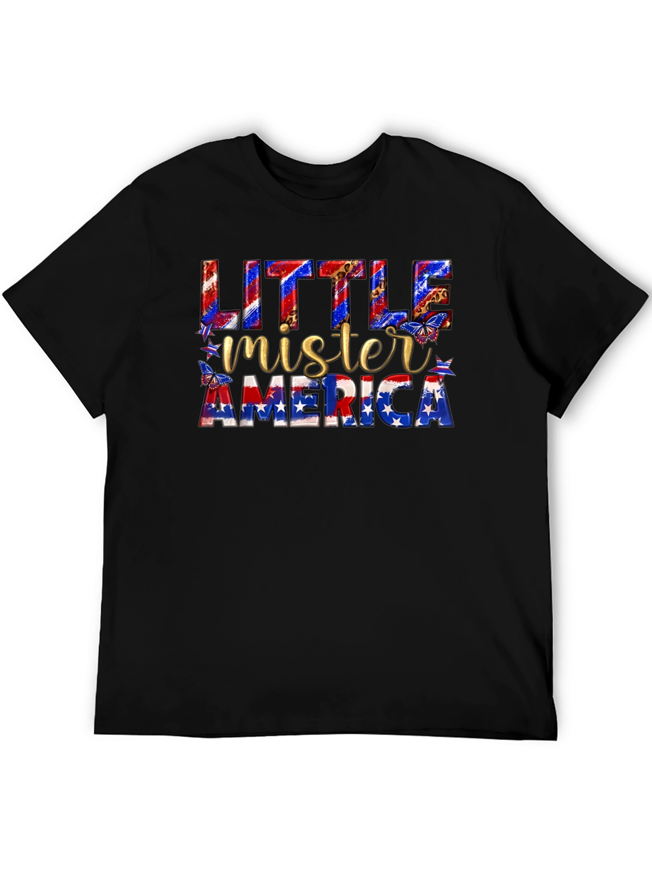 Little Mister America Patriotic T-Shirt
