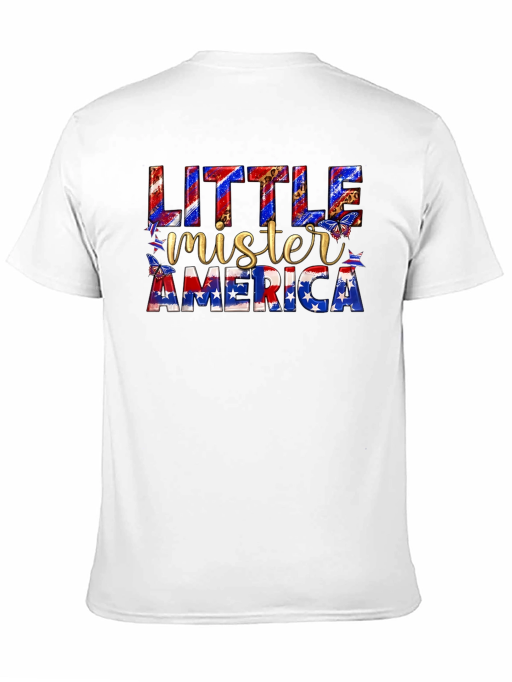 Little Mister America Patriotic T-Shirt