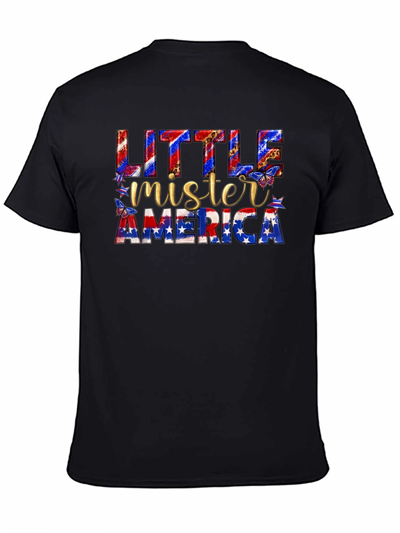 Little Mister America Patriotic T-Shirt