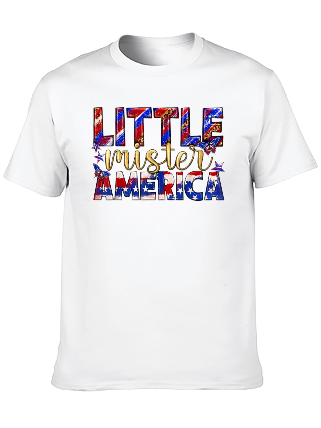 Little Mister America Patriotic T-Shirt
