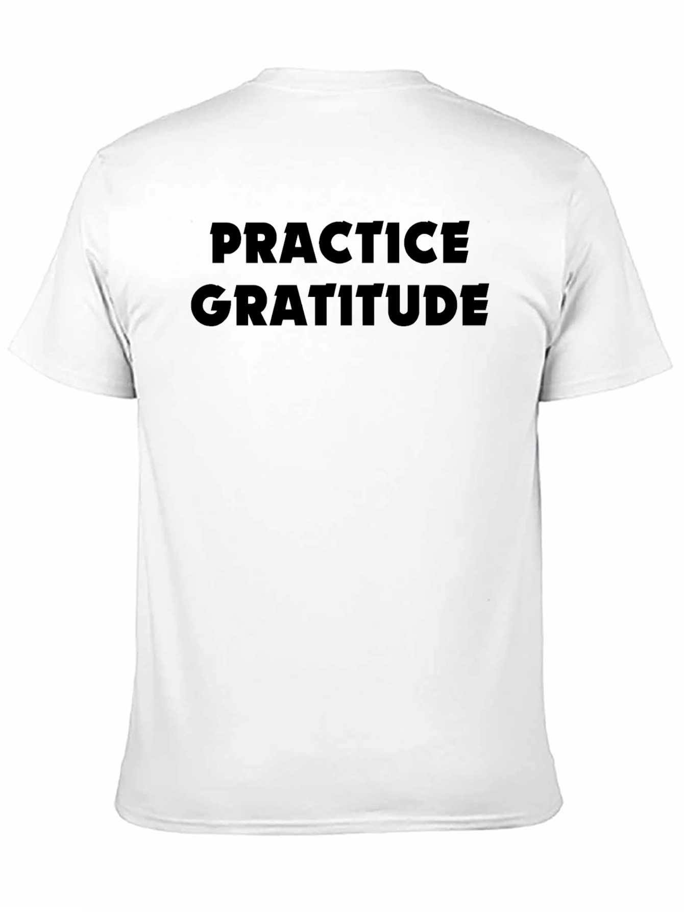 Practice Gratitude Black T-Shirt