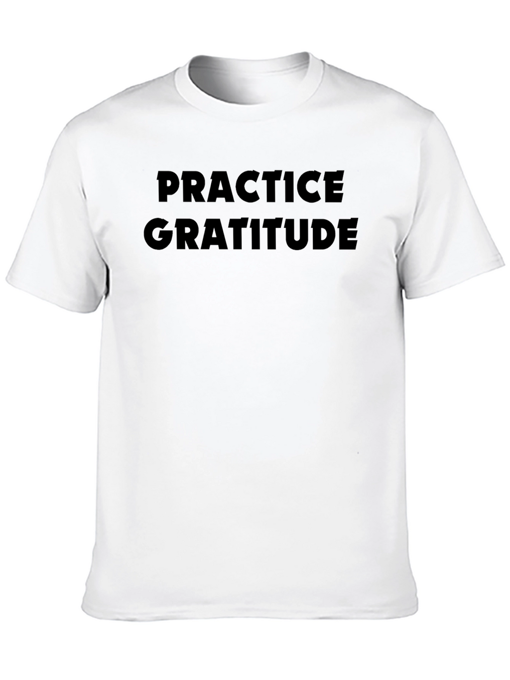 Practice Gratitude Black T-Shirt
