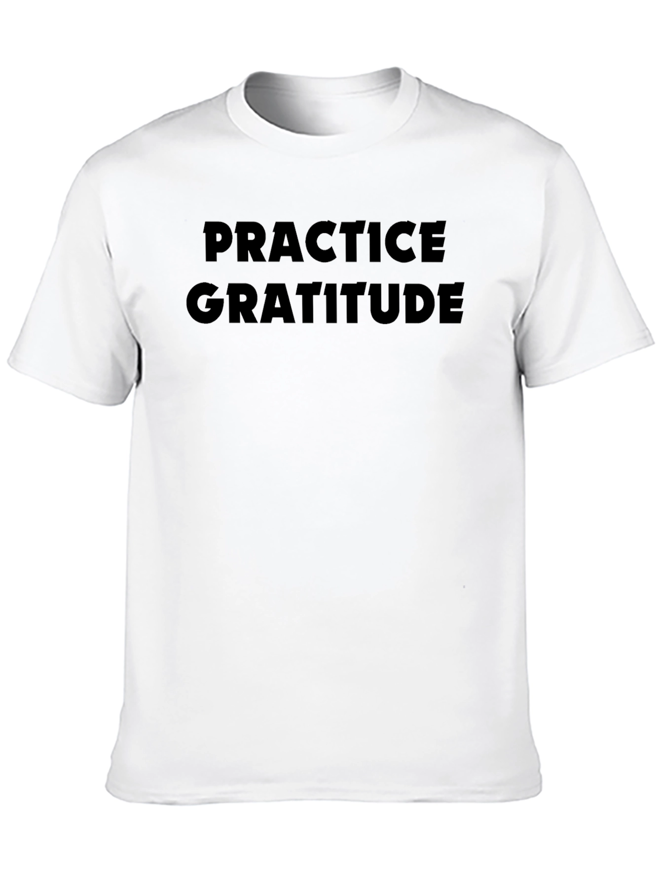 Practice Gratitude Black T-Shirt