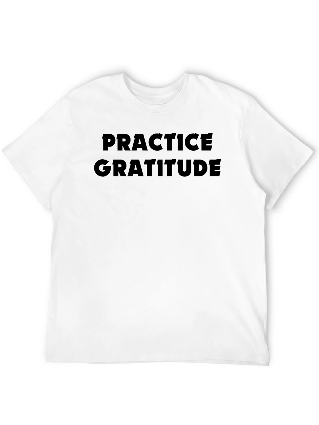 Practice Gratitude Black T-Shirt