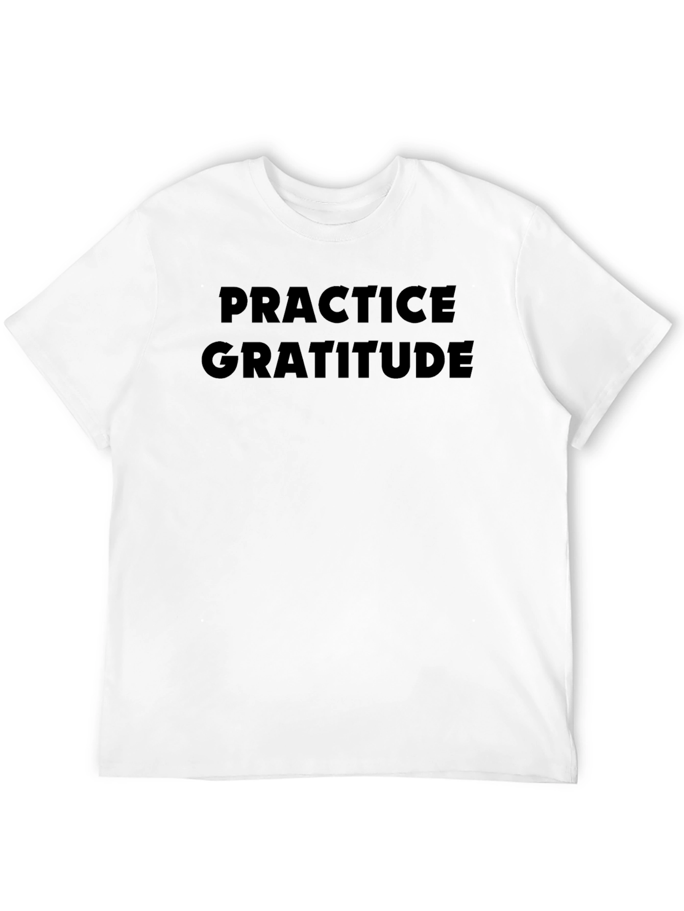 Practice Gratitude Black T-Shirt