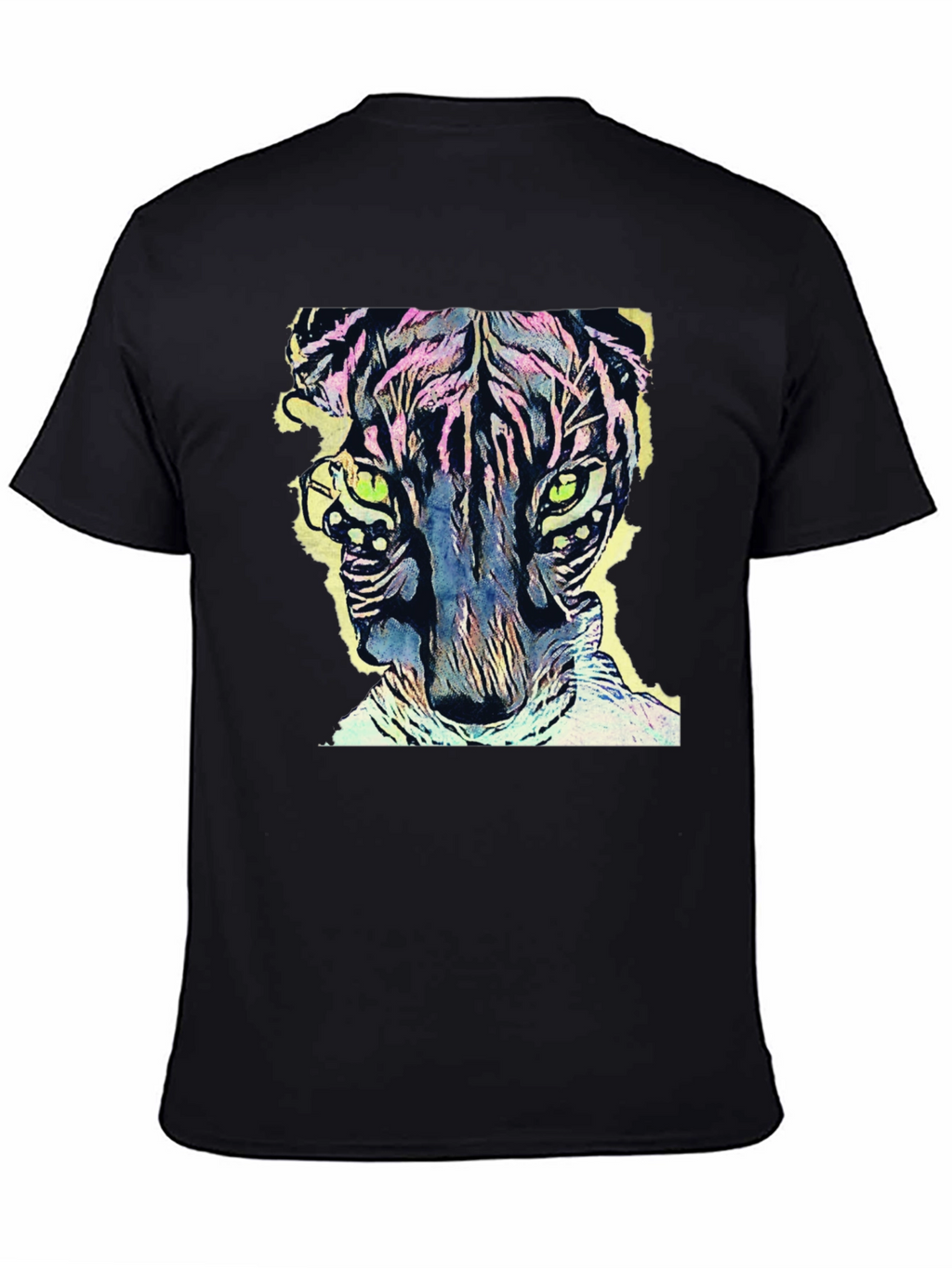 Vibrant Tiger Graphic Tee - Cool Animal Design