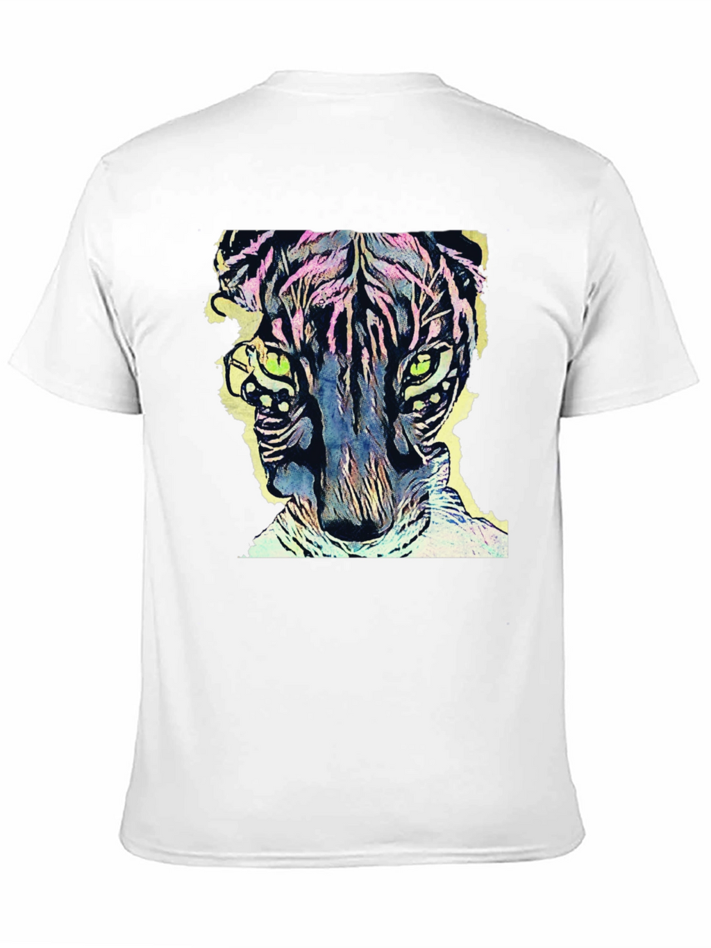 Vibrant Tiger Graphic Tee - Cool Animal Design