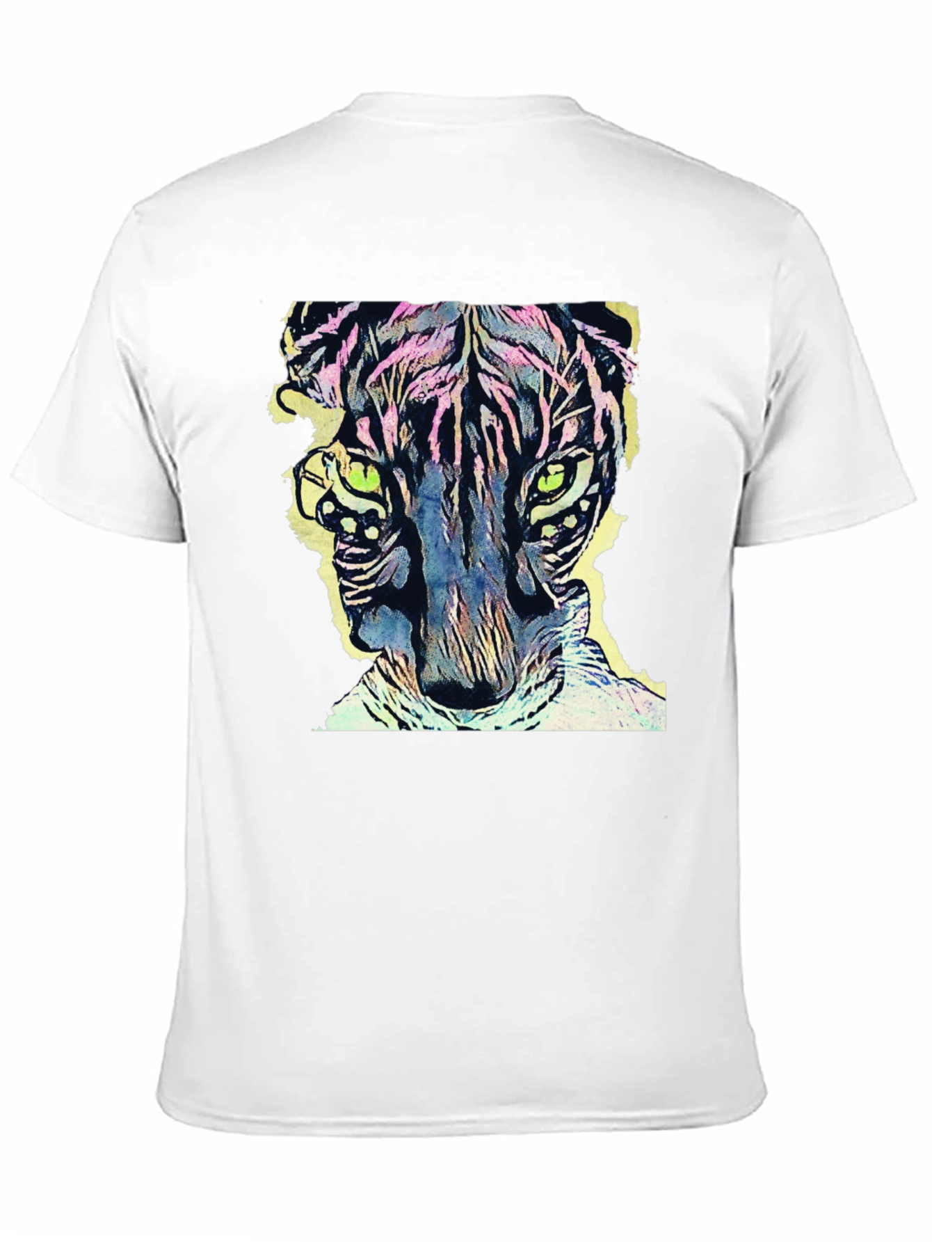Vibrant Tiger Graphic Tee - Cool Animal Design