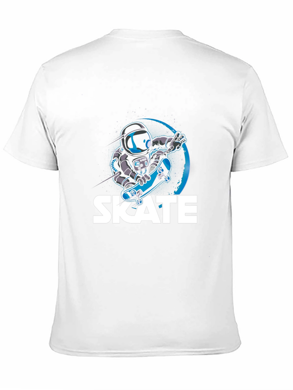 Astronaut Skate T-Shirt Cool Graphic Tee