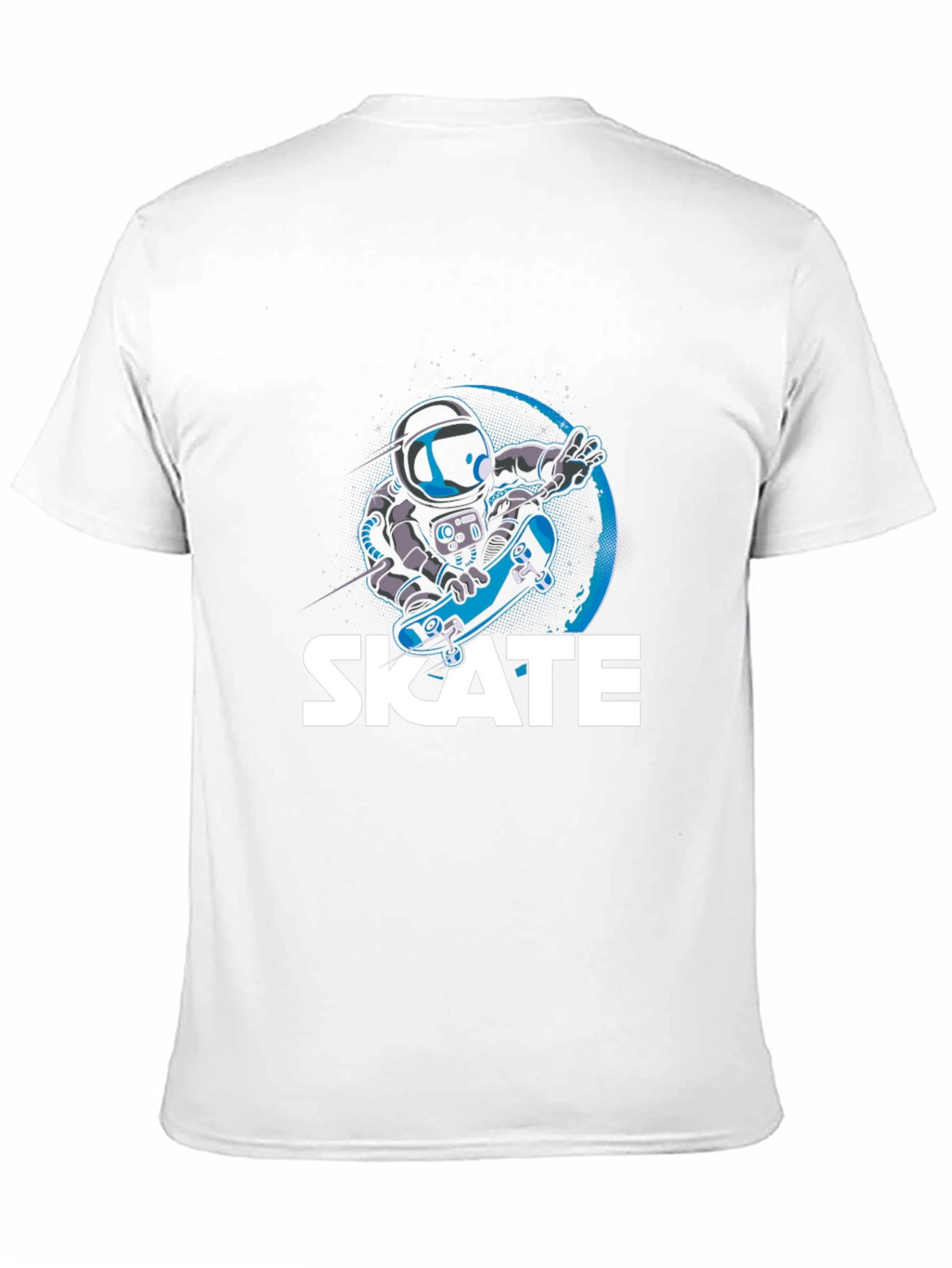 Astronaut Skate T-Shirt Cool Graphic Tee