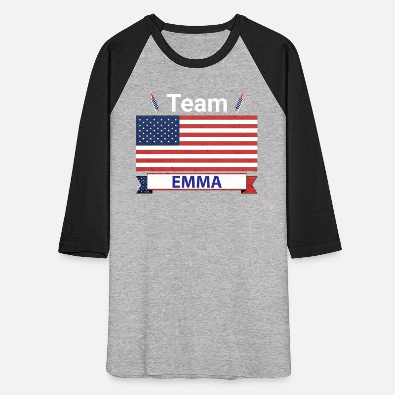 Team Emma USA American Flag Stars Stripe