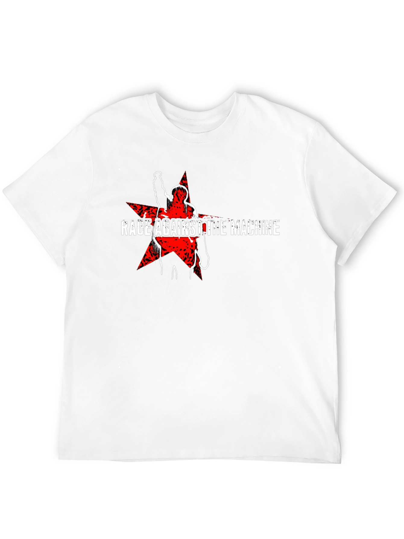 Rage Against the Machine Graphic Print Black T-Shirt