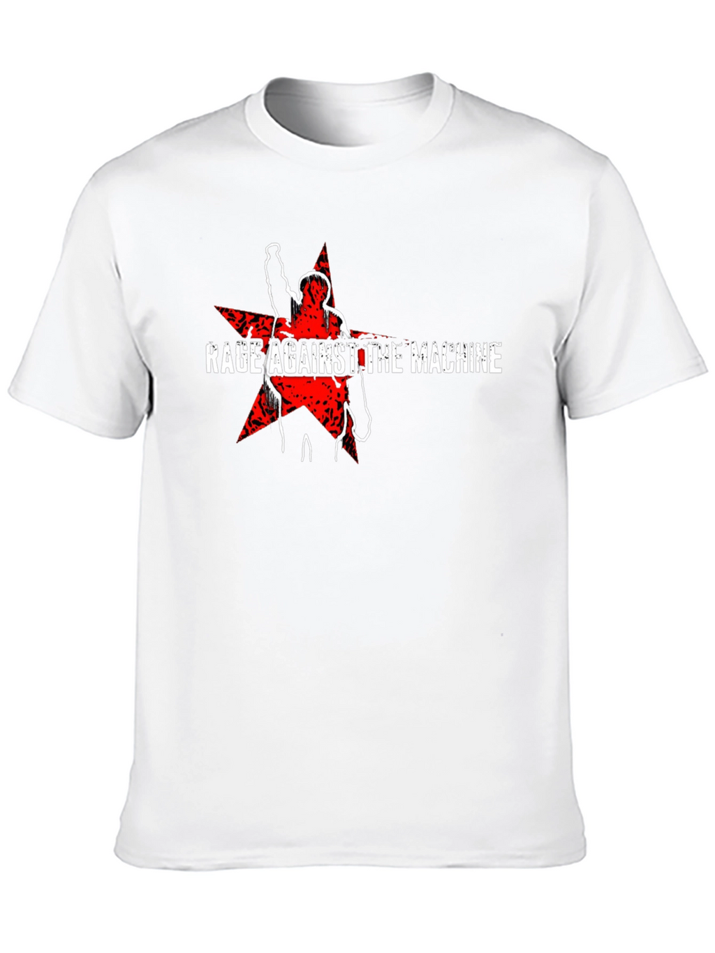Rage Against the Machine Graphic Print Black T-Shirt