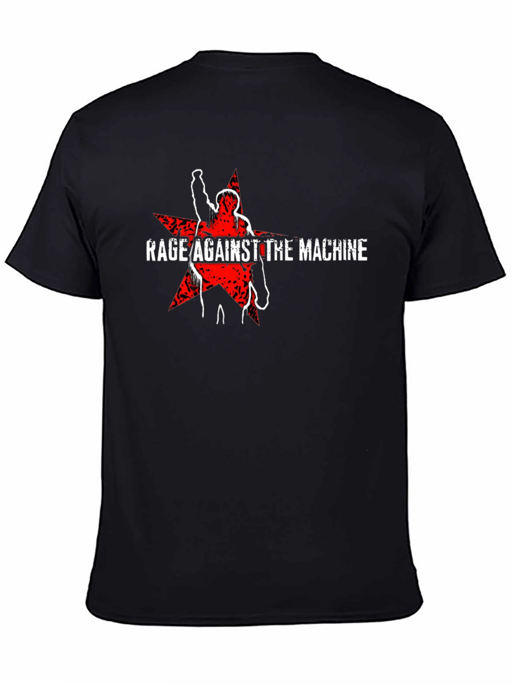 Rage Against the Machine Graphic Print Black T-Shirt