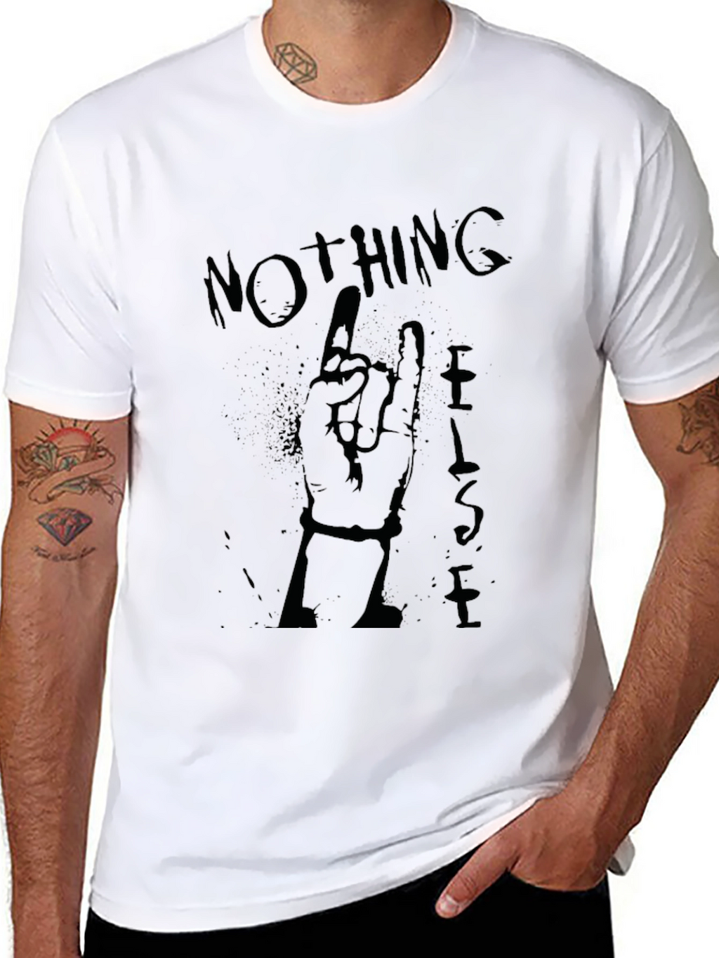 Nothing Else Matters Rock Hand Graphic Tee