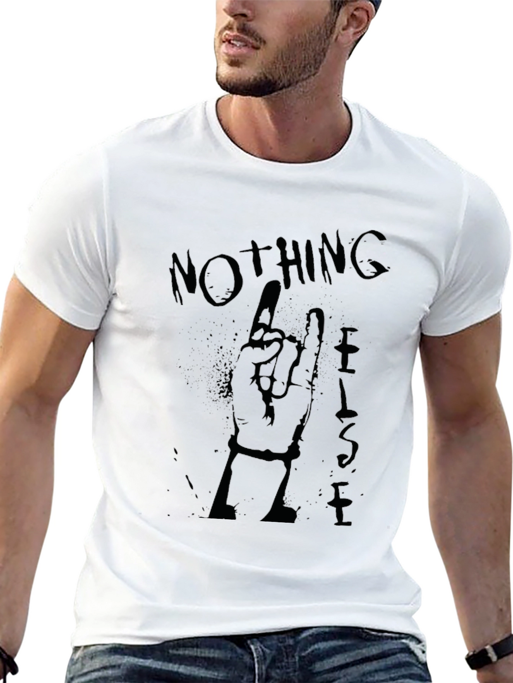 Nothing Else Matters Rock Hand Graphic Tee