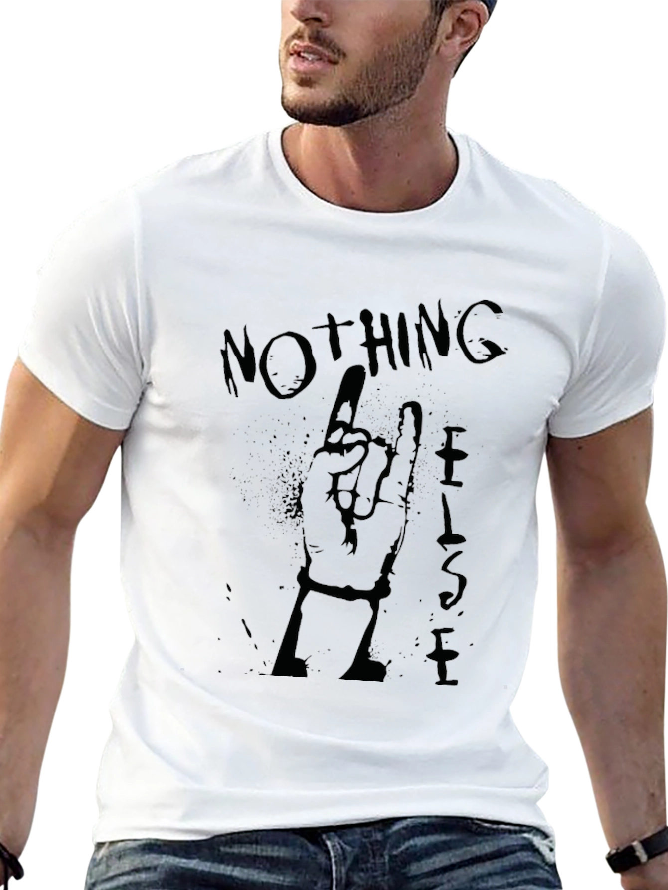 Nothing Else Matters Rock Hand Graphic Tee