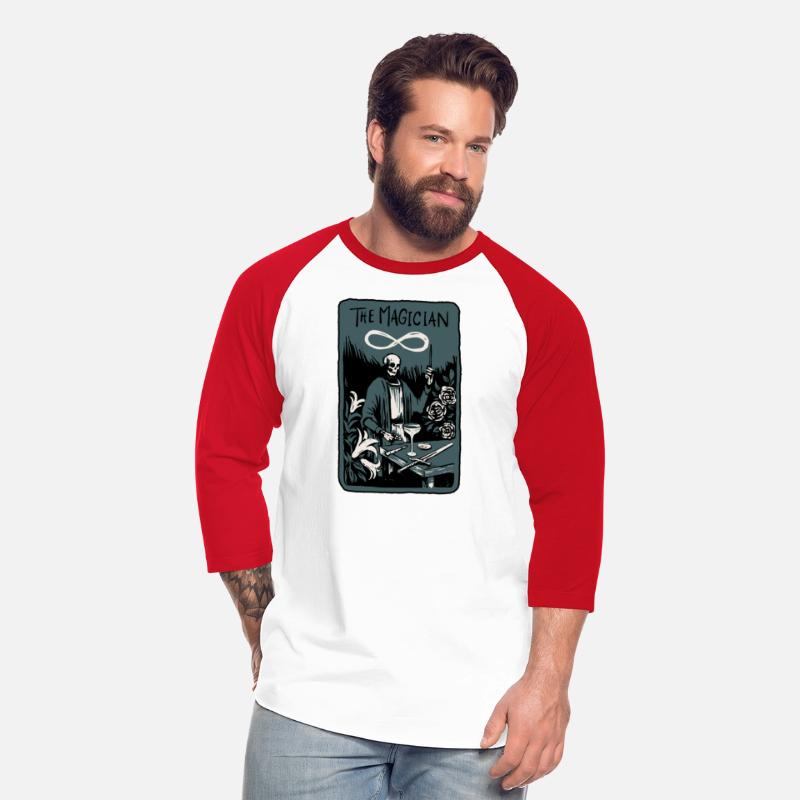 The Magician Skeleton Skull Tarot Card