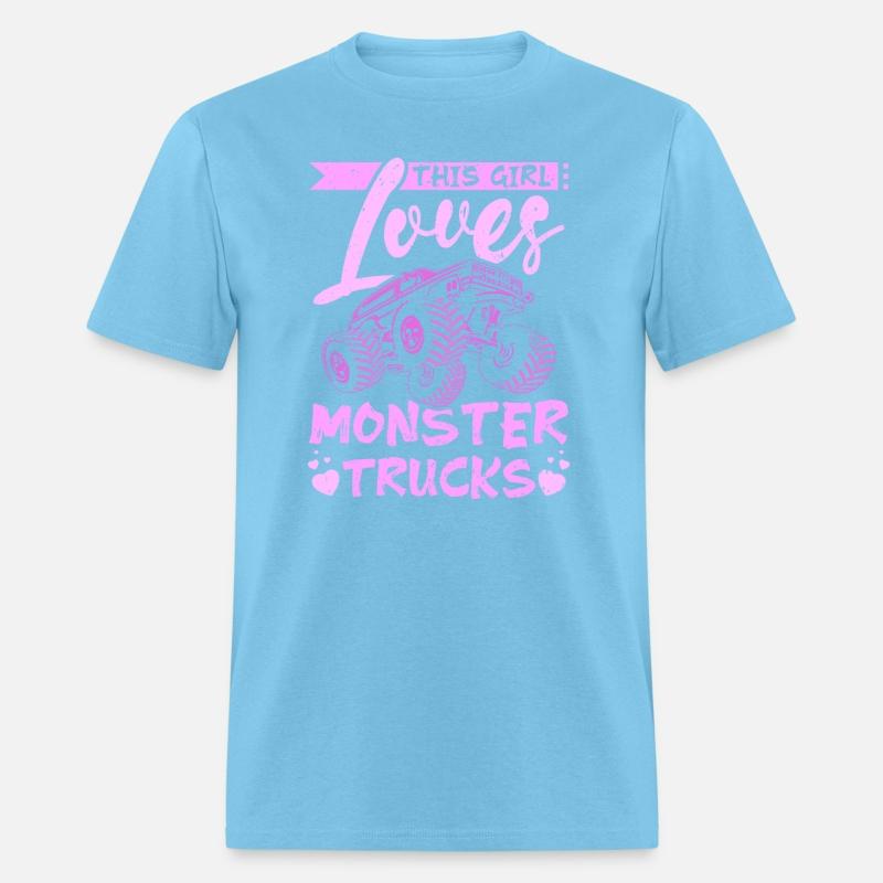 This girl loves Monster trucks