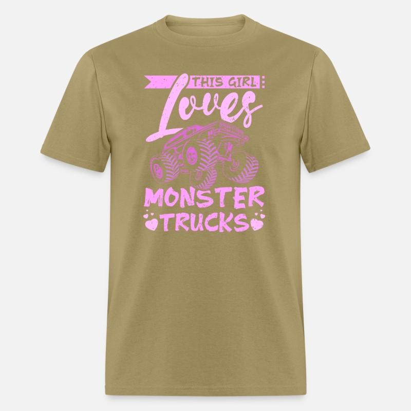 This girl loves Monster trucks
