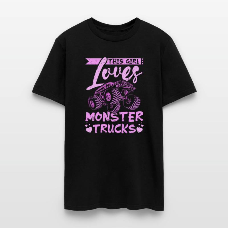 This girl loves Monster trucks