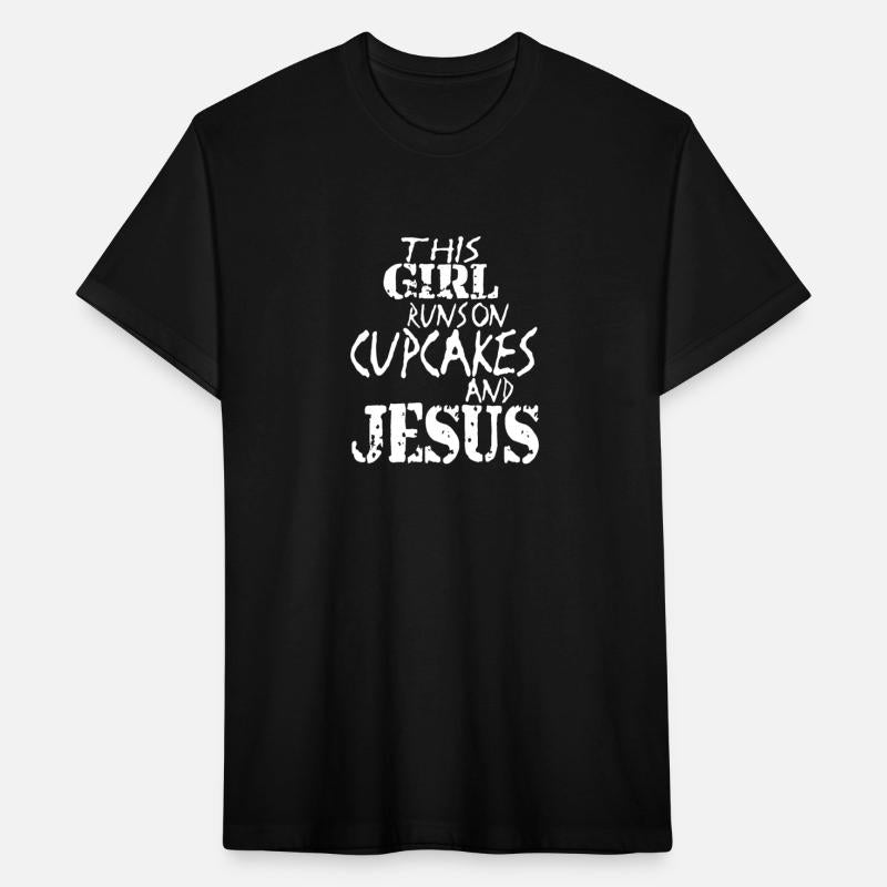 This Girl Runs On Cupcake And Jesus