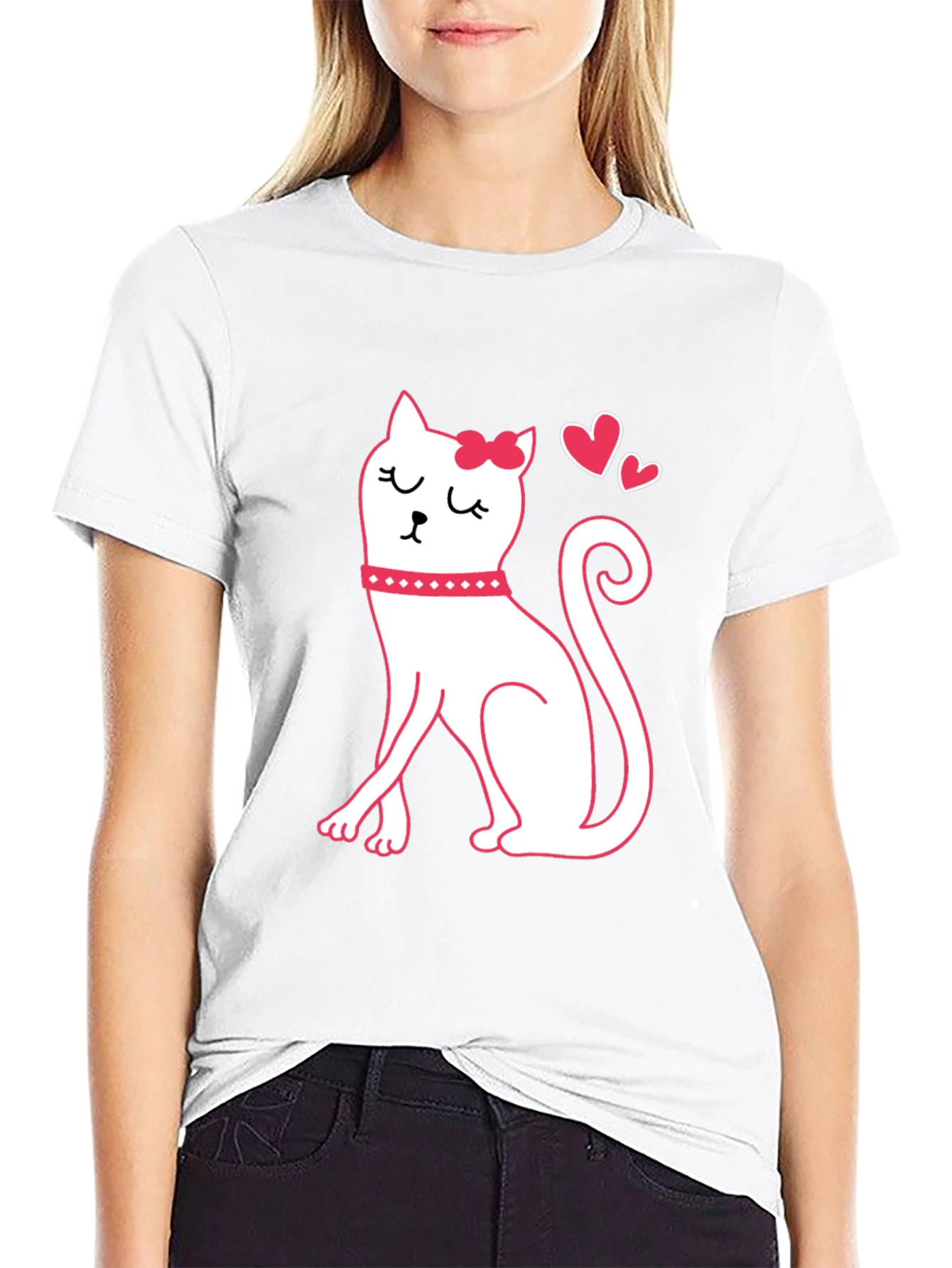 Cute Cat Valentines T-Shirt