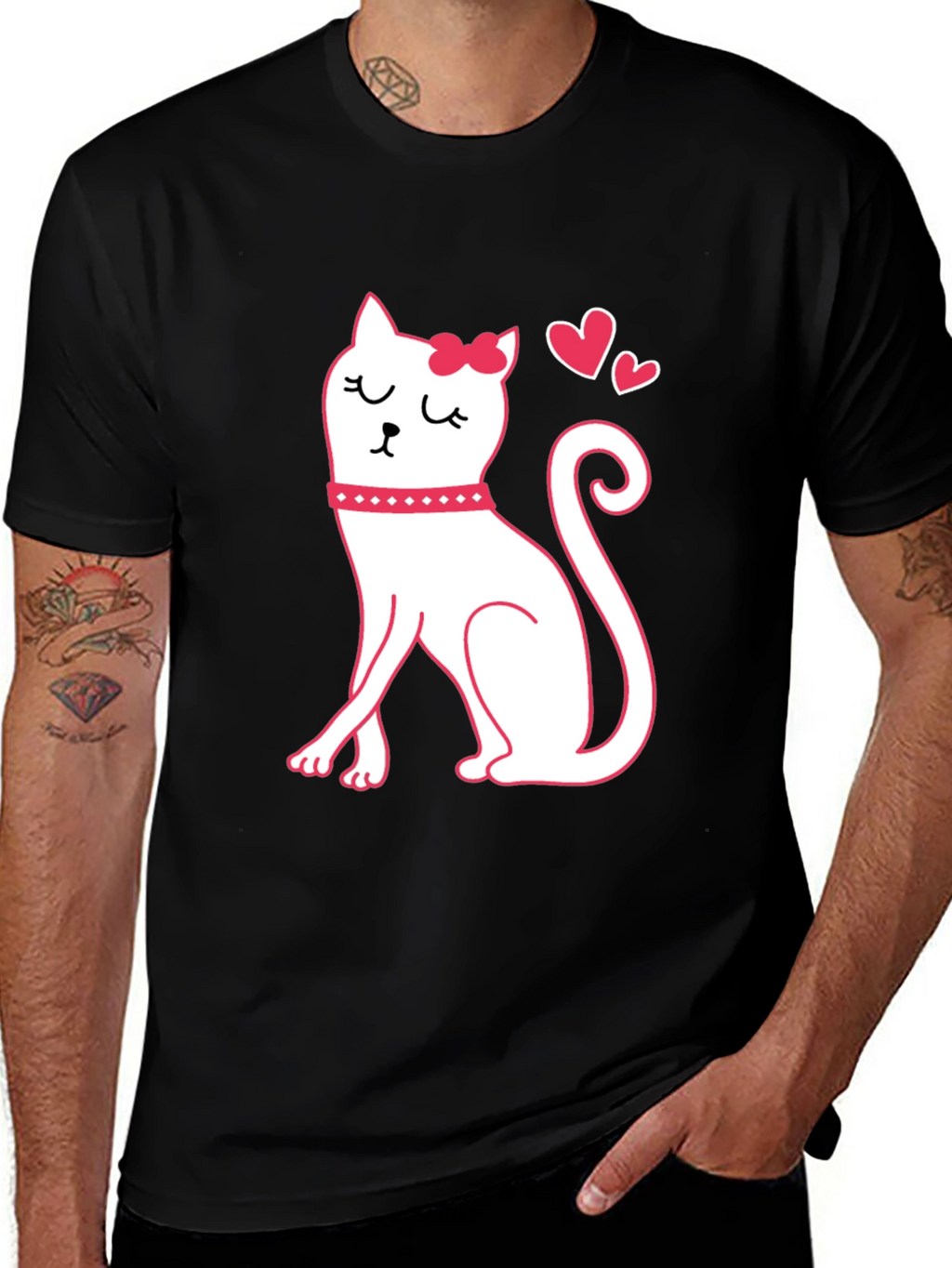Cute Cat Valentines T-Shirt