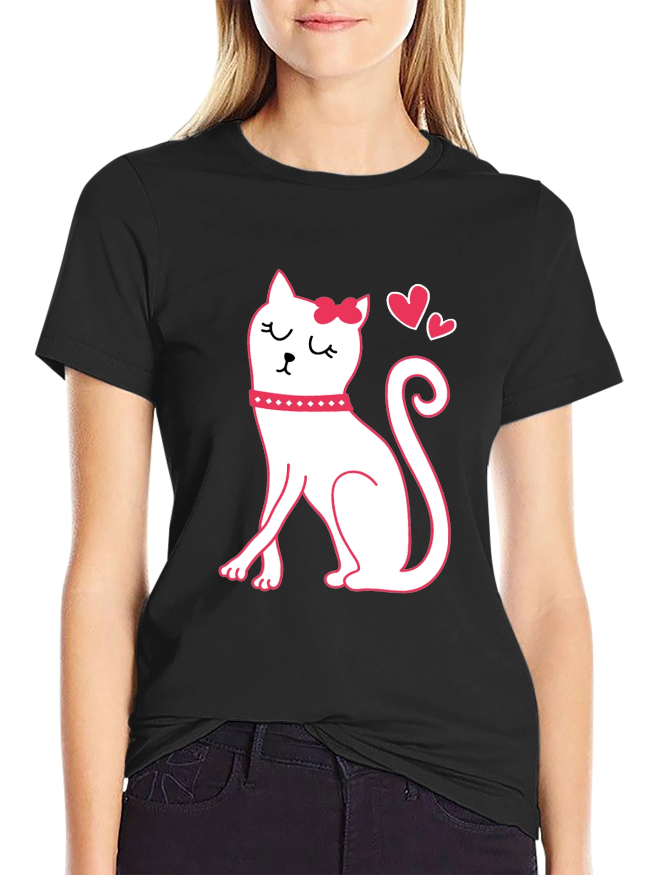 Cute Cat Valentines T-Shirt