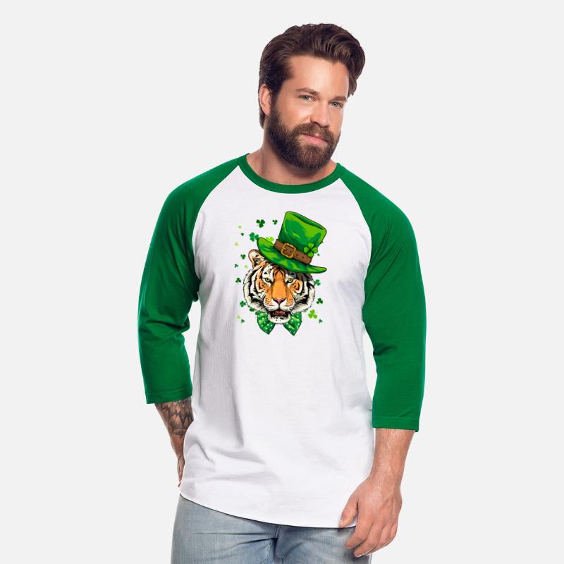 Tiger Leprechaun St Patric Day Shamrock
