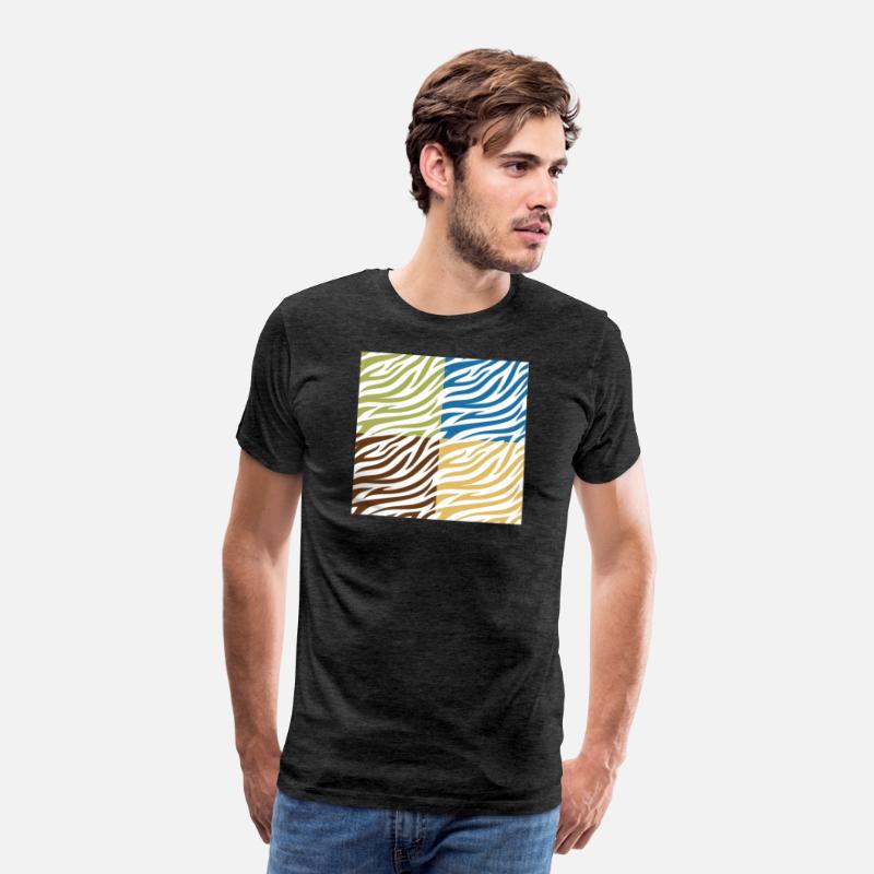 Tiger's skin print- stripes in a colorful pattern.