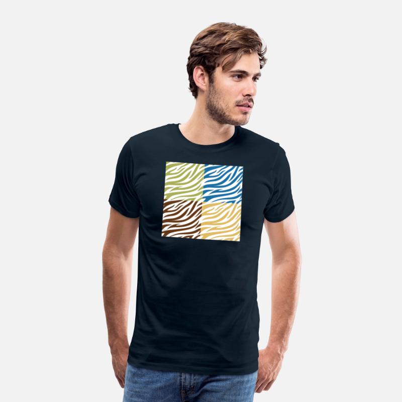 Tiger's skin print- stripes in a colorful pattern.